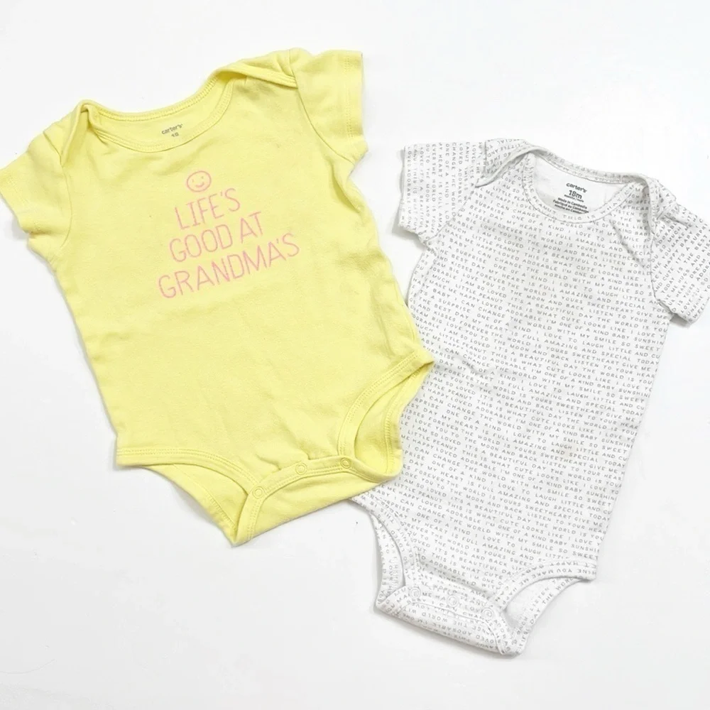 Carter’s baby girls bodysuits
